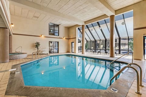 Indoor pool, outdoor pool