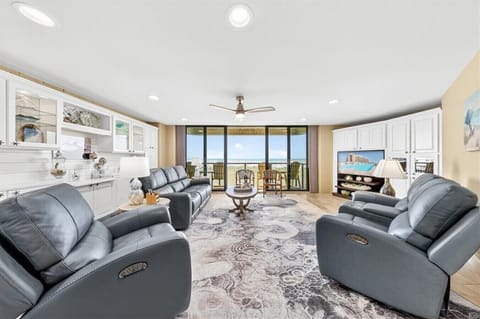 Spacious Gulf-View Living Room