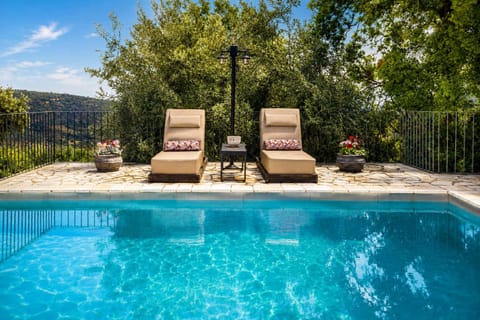 Start your day with a swim and relax by the pool in a peaceful natural setting.