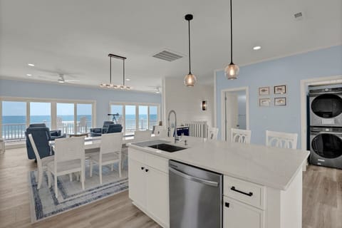 Kitchen, Living and Dining Areas