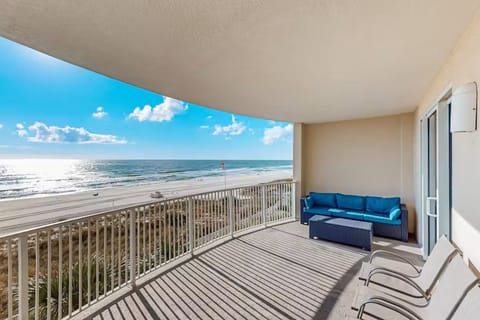 view from the balcony