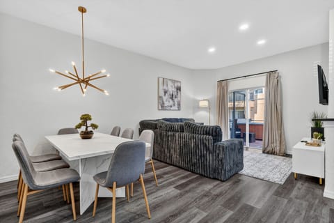 Common area - dining and living room