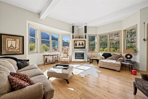 Living room with spectacular views!