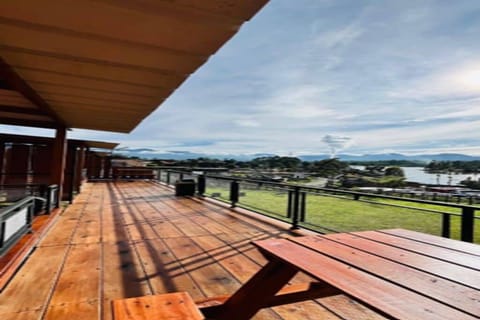 Family Cabin, Lanai, Lake View | Terrace/patio