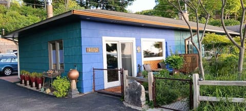 Front gate and studio apartment entrance #2.