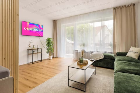 Blick in das Wohnzimmer