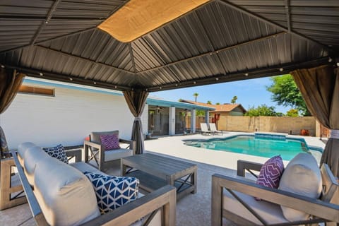 Unwind in the shade while sipping a cold drink