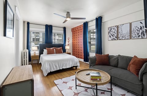 Enjoy a flexible space where you can lounge, work, or rest.