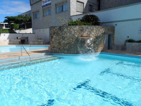 Outdoor pool, pool umbrellas