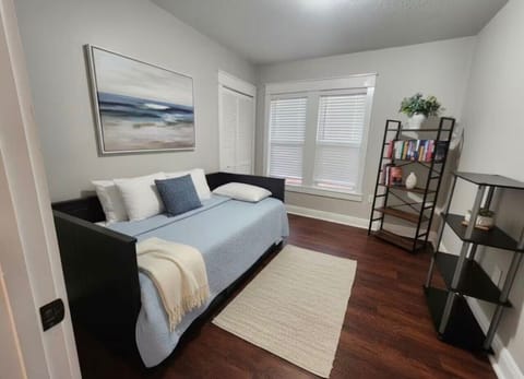 Bedroom #3: Trundle bed with books/storage for clothing