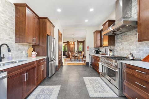 Fully equipped chefs kitchen.