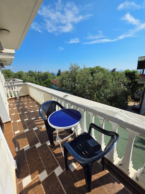 Family Apartment, Balcony, Sea View | Outdoor dining