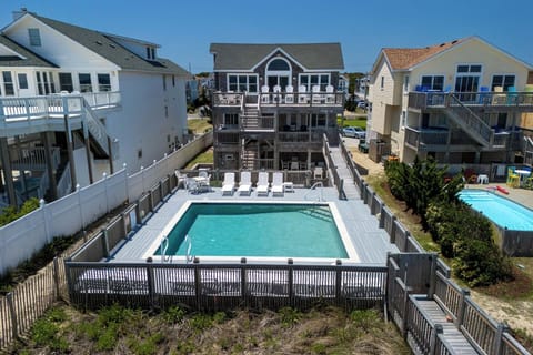 NH273: Whit's End | Rear Exterior - Private Pool Deck, Beach Walkway