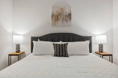 Rest well in our comfortable King size bed.