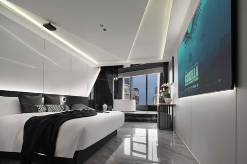 Superior Double Room, City View | Premium bedding, down comforters, blackout drapes, soundproofing