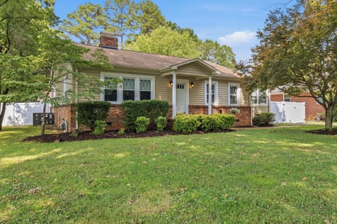 Our home is one level with only three steps to the front door.