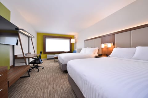 In-room safe, desk, laptop workspace, soundproofing