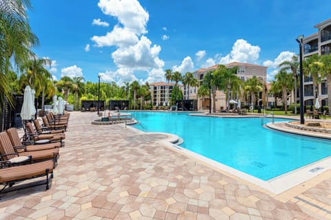 Lounge seating by the pool