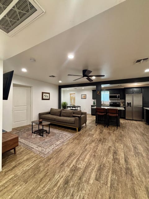 Open concept home ideal for big groups traveling together.
