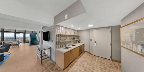 Suite, 1 Bedroom | Living area | 49-inch TV with cable channels, Netflix, streaming services