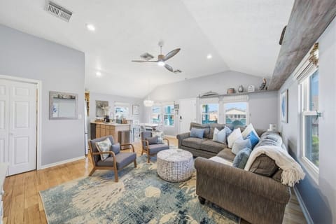 This is the main living room area of the home
