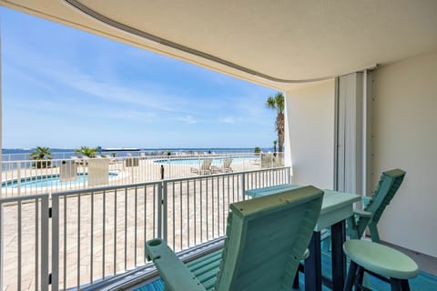 Watts Up Condo - Harbour Pointe 104 by PKRM - This first floor condo has an up close and personal view of Perdido's gorgeous intracoastal and Harbour Pointe's pool deck and private marina.