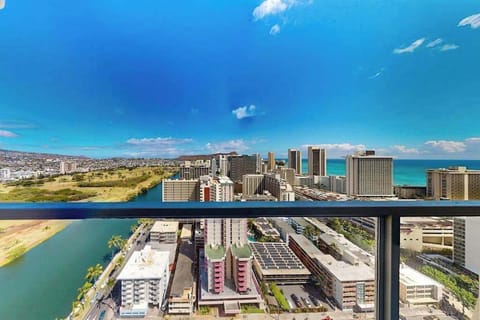 Relax on the balcony with scenic island views