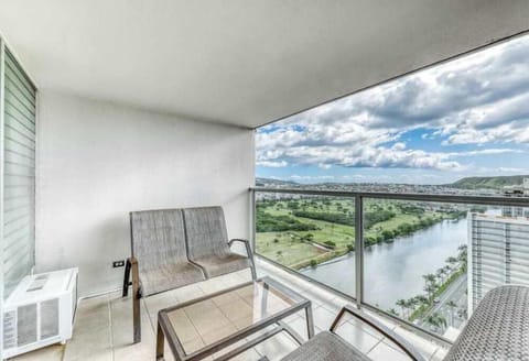 Relax on your private balcony while enjoying panoramic views of the peaceful canal.