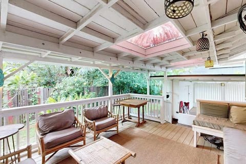 Dine outdoors or simply unwind from the spacious and inviting balcony together