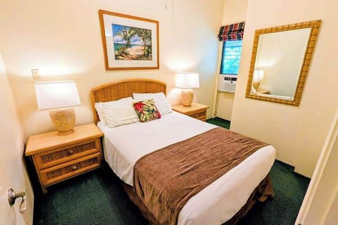 Cozy queen bedroom designed for restful nights