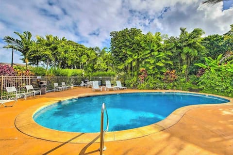 Sparkling Tropical Pool Oasis