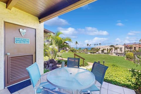 Covered Patio With Garden Views
