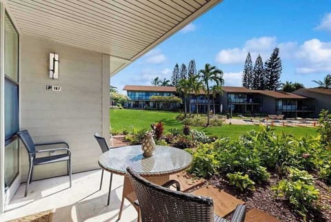 Tropical Patio Retreat With Garden Views