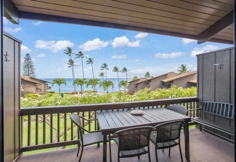 Private lanai with views of this tropical paradise.