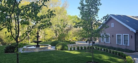 Lush private gardens