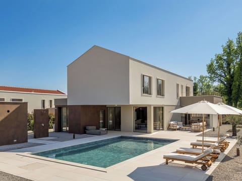 Swimming Pool, Composite Material, Garden, Shade, Resort, Water Feature, Landscaping, Outdoor Furniture, Wood Stain, Backyard