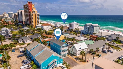 Aerial View of Oasis Beach House