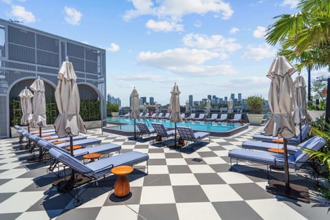 Rooftop pool