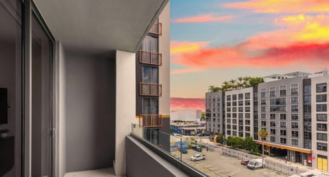 Apartment and balcony views 