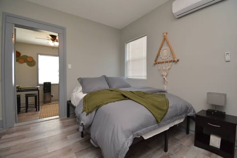 Comfortable queen bed