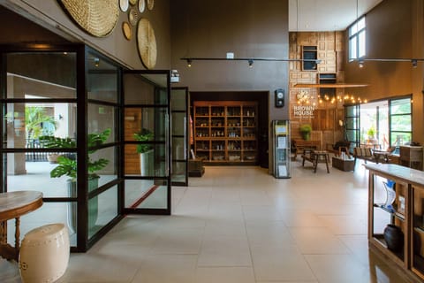 Interior entrance