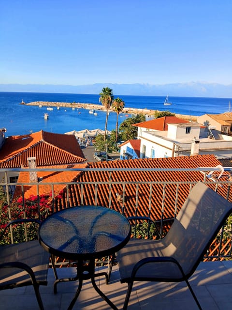 Panoramic Balcony with Outdoor Dining & Sea View
