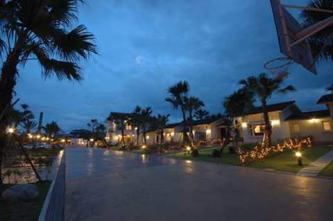 Front of property - evening/night