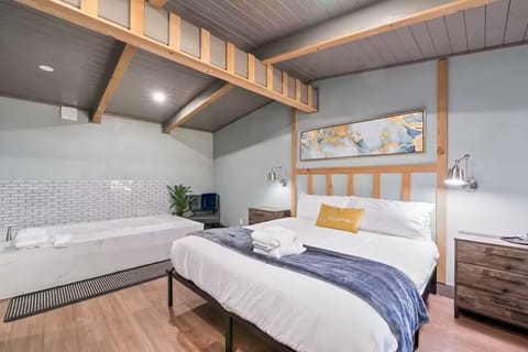 Bedroom View with Spa Bath