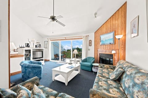 ACF: My Kind of Townhome | Living Area - Deck Access (Fireplace not for guest use)