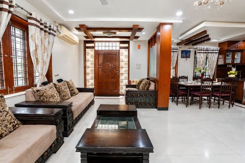 Apartment (2 Bedrooms) | Living area | 66-inch TV with digital channels