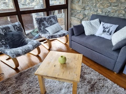 Superior Apartment, Balcony, Mountain View | Living area