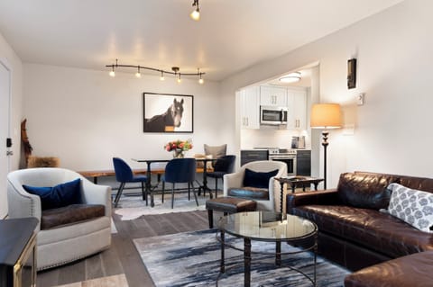 Living Room, Dining Area and Kitchen