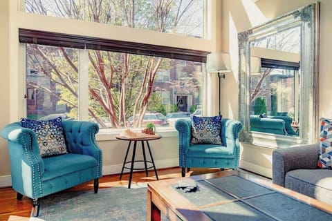 Southwest-facing loft windows provide tons of natural light