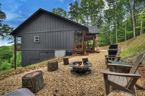 Comfortable and inviting cabin retreat with mountain views, outdoor living spaces, and all the charm of the North Georgia Mountains